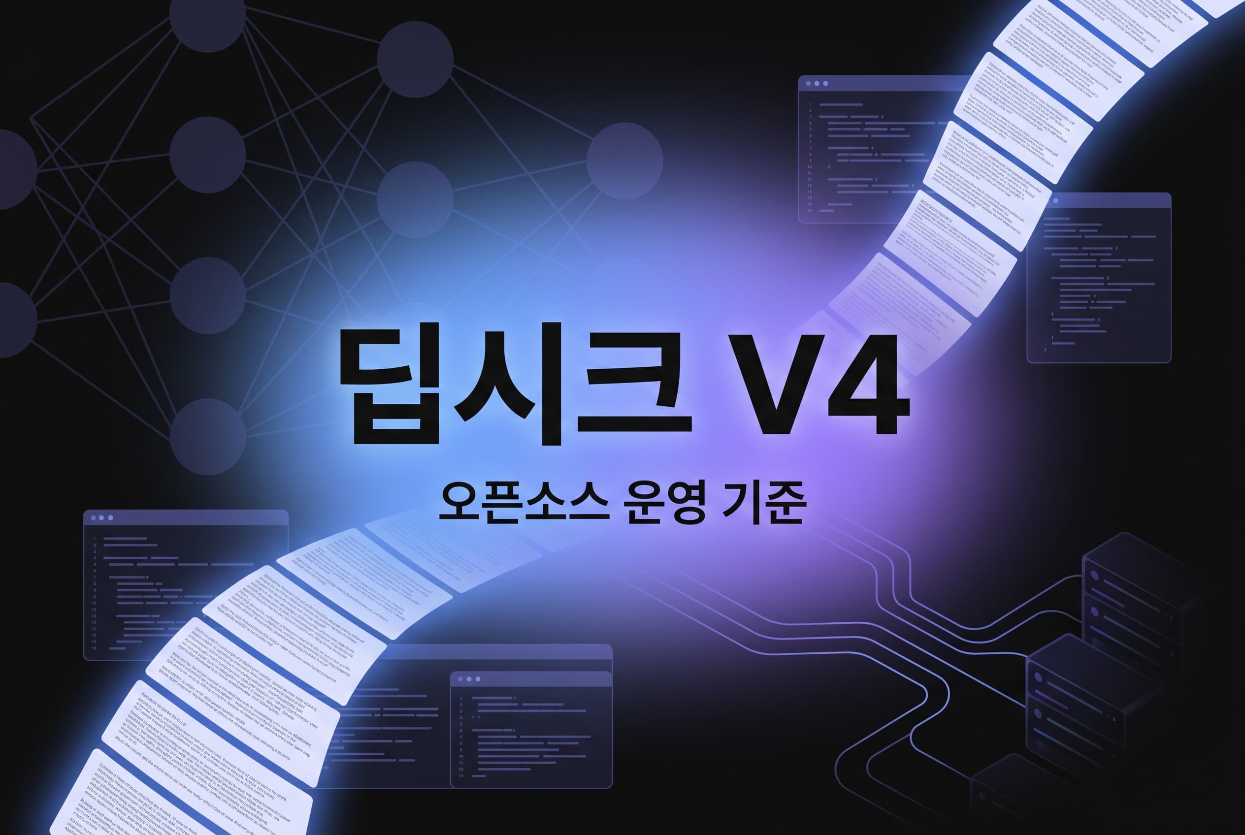 딥시크 V4 해설: 오픈소스가 프론티어를 넘지 못했어도 운영 기준을 다시 쓰게 만드는 이유