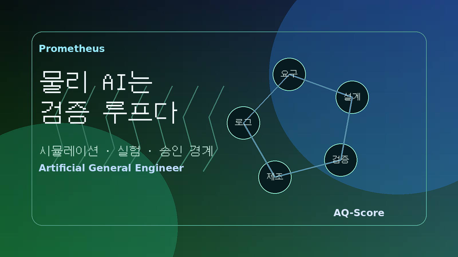 Prometheus 해설: 물리 제품용 AI 엔지니어는 챗봇보다 시뮬레이션·검증·책임 경계를 먼저 설계해야 하는 이유