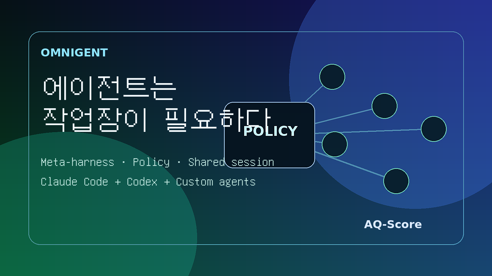 Omnigent 해설: 코딩 에이전트가 늘어날수록 모델보다 메타 하네스·정책·세션 경계를 먼저 설계해야 하는 이유
